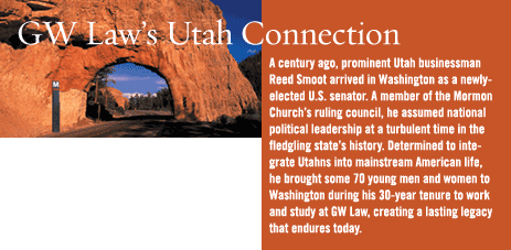 GW Law's Utah Connection