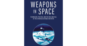 Book cover for Weapons in Space by Aaron Bateman