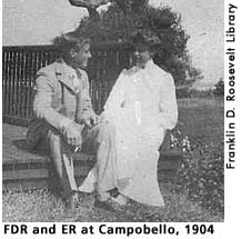 picture: FDR and ER, Campobello, 1904