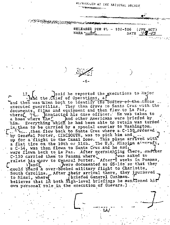 Documentos desclasificados de la CIA/Cuba Che15_6