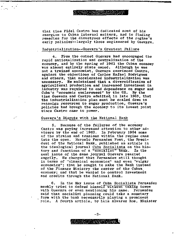 Documentos desclasificados de la CIA/Cuba Che1_3