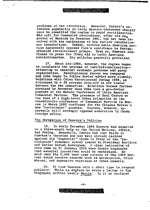 Documentos desclasificados de la CIA/Cuba Che1_7