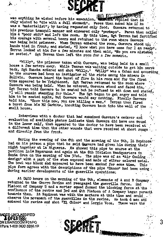 Documentos desclasificados de la CIA/Cuba Che5_5