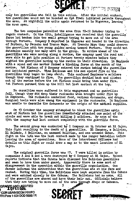 Documentos desclasificados de la CIA/Cuba Che5_6
