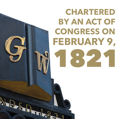 Chartered by an act of congress on February 9, 1821