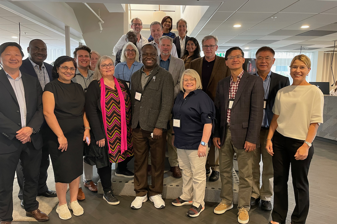 Group photo of GW's Center for International Business Education