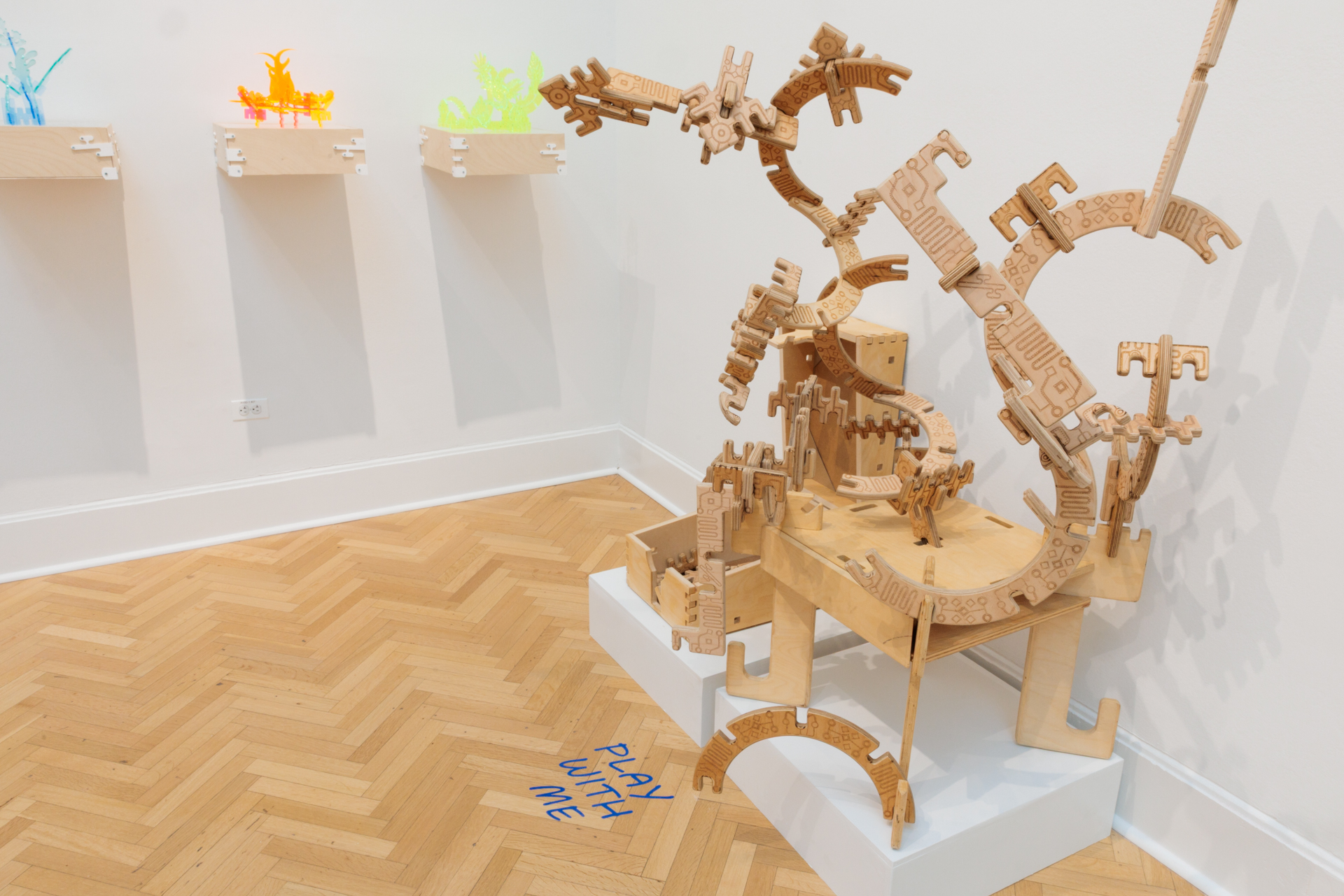Sculptural works by Isaiah Aladejobi
