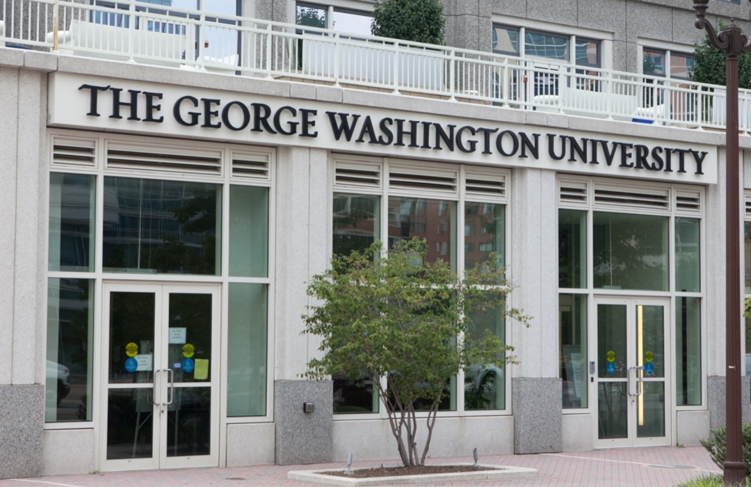 Exterior of GW Building Arlington, Virginia