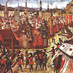 image: painting depicting First Crusade